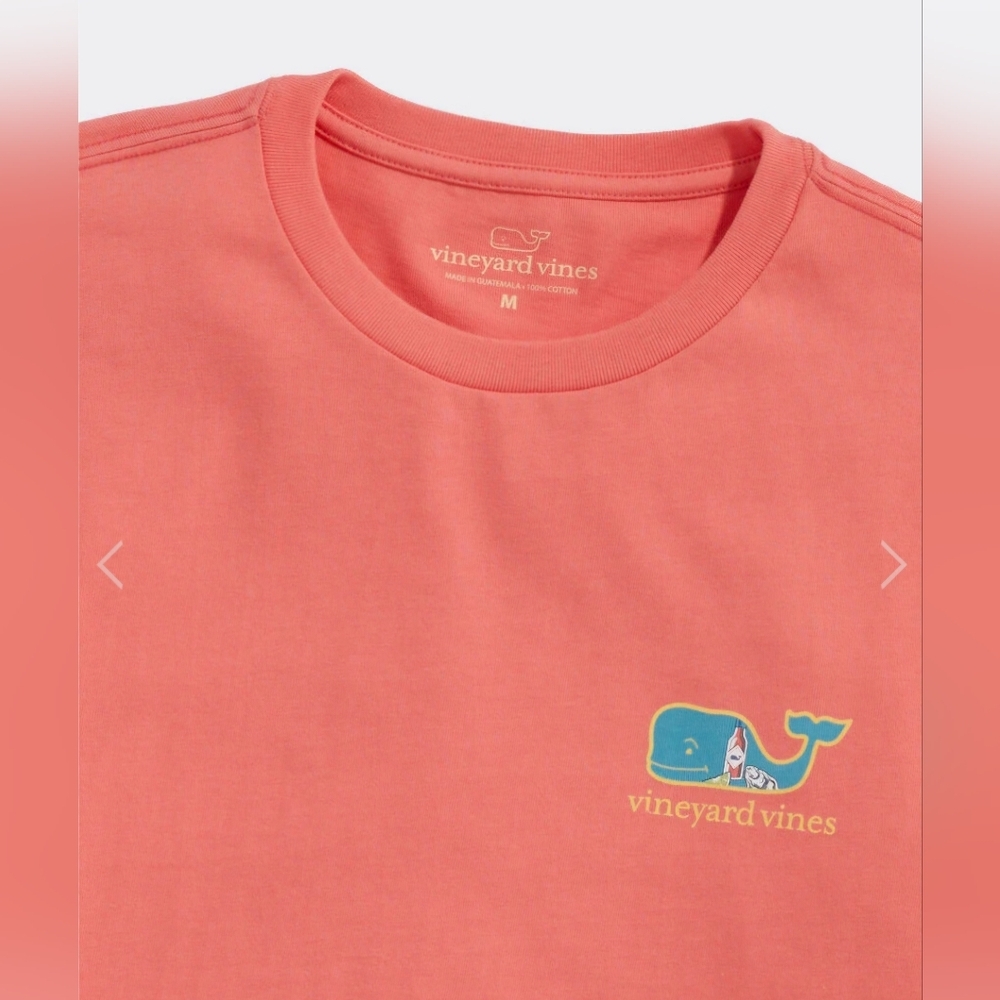 NWT Vineyard Vines Oyster Bar Whale Tee, Men's XS​ - Picture 2 of 4